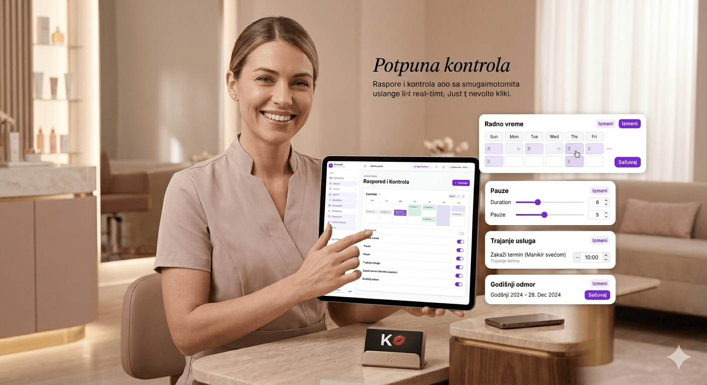 Podešavanje radnog vremena na platformi